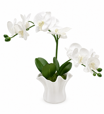 H146 Green Vase Floral