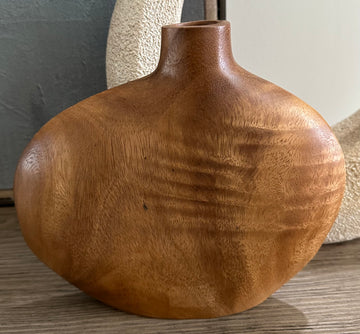 T117 Brown Vase Short