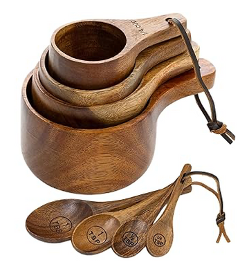R532 wooden cups and spoons