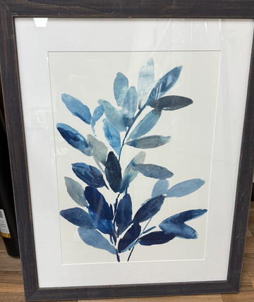 M261 Blue Floral Art